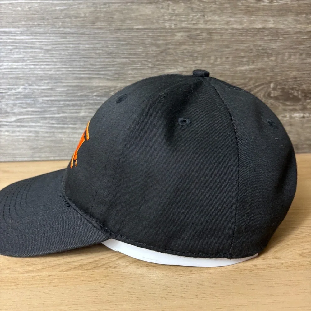 STIHL Hat Cap Snap Back Black Orange Chainsaws One Size Adjustable